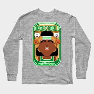 Basketball Green - Alleyoop Buzzerbeater - Aretha version Long Sleeve T-Shirt